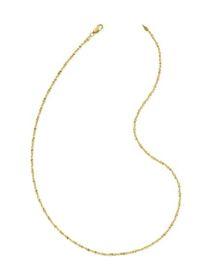 Opulent Nugget Chain Necklace in 18k Gold Vermeil