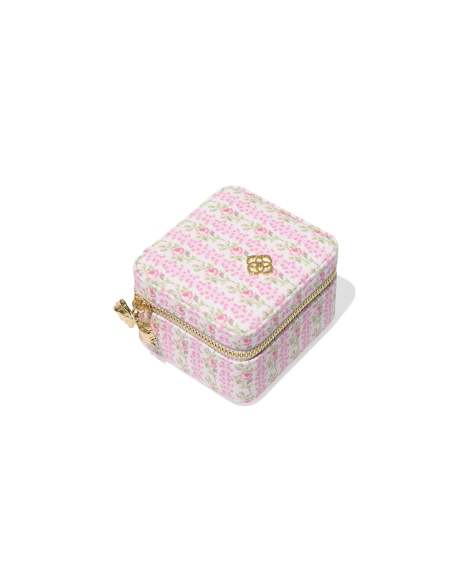 Kendra Scott x LoveShackFancy Small Zip Gold Jewelry Case 