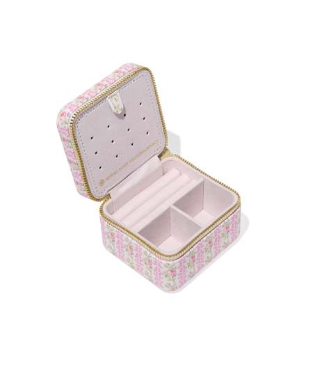 Kendra Scott x LoveShackFancy Small Zip Gold Jewelry Case