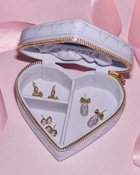 Kendra Scott x LoveShackFancy Small Zip Jewelry Case