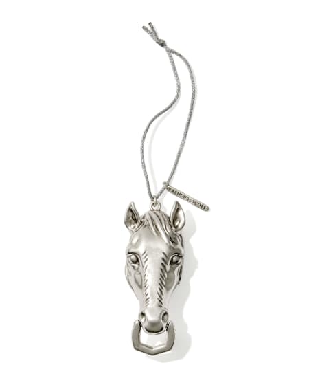 Beau Ornament in Vintage Silver
