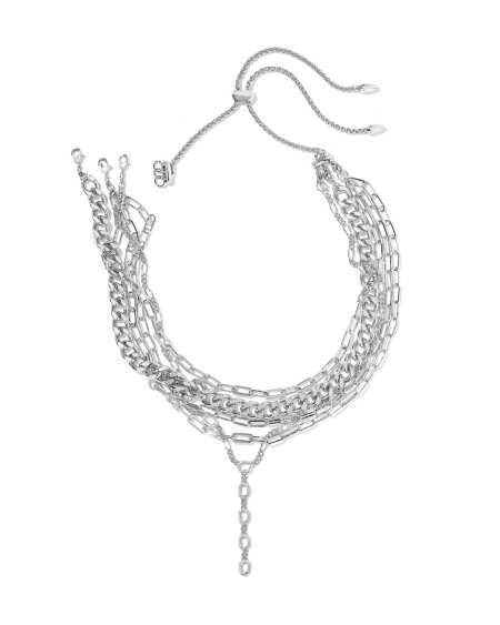 Bella Silver Statement Necklace