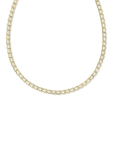 Bella Gold Tennis Necklace
