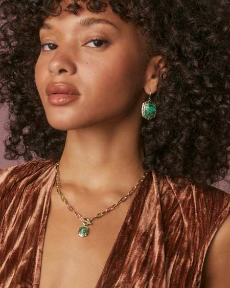 Daphne Gold Link and Chain Necklace