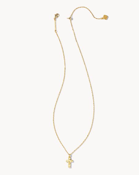 Cross Pendant Necklace in Gold