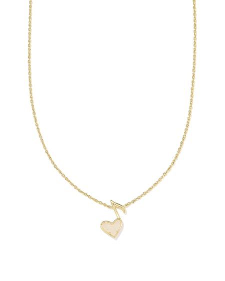 Dolly Parton x Kendra Scott Ari Heart Music Note Short Pendant Necklace