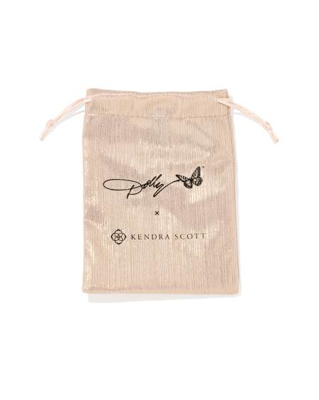 Dolly Parton x Kendra Scott Elisa Butterfly Vintage Silver Short Pendant Necklace