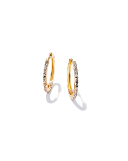 Penelope 20mm Hoop Earrings in 14k Yellow Gold