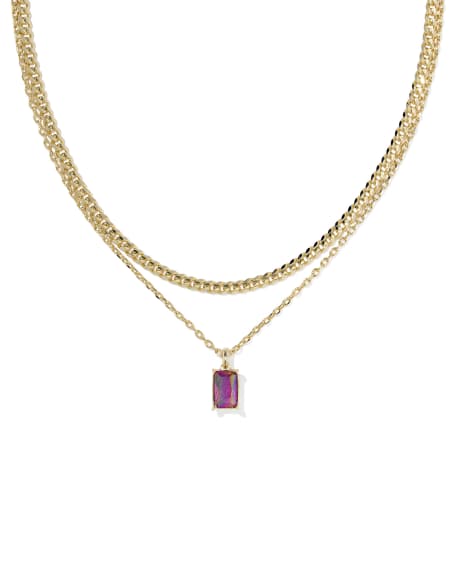 Ashley Gold Multi Strand Necklace