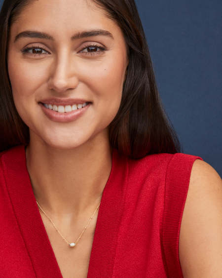 Mini Elisa Gold Satellite Short Pendant Necklace