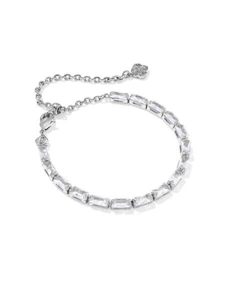 Paige Silver Tennis Bracelet 