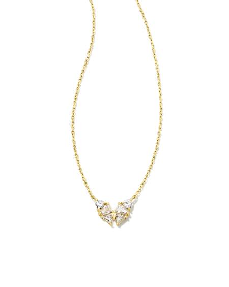 Blair Butterfly Gold Small Short Pendant Necklace  