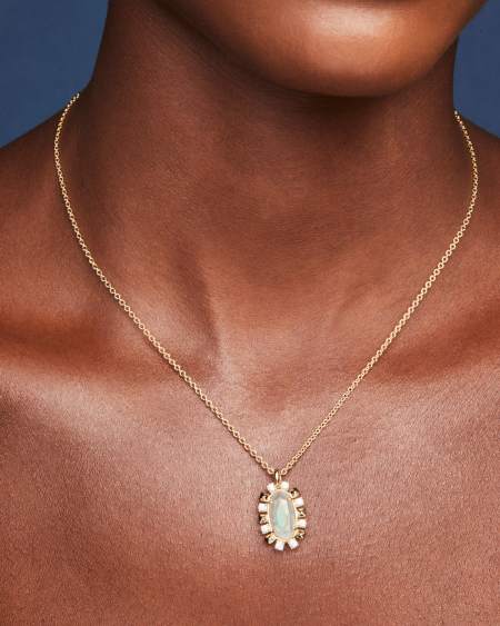 Shanley Gold Short Pendant Necklace