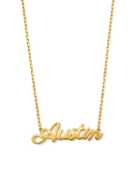 Austin Pendant Necklace in 18k Gold Vermeil