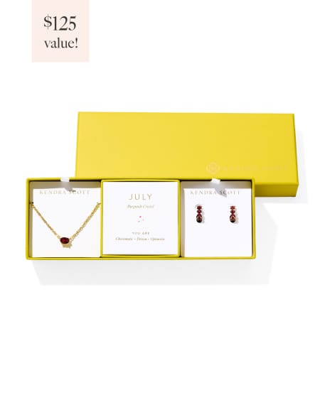 Cailin Gold Birthstone Gift Set of 2 