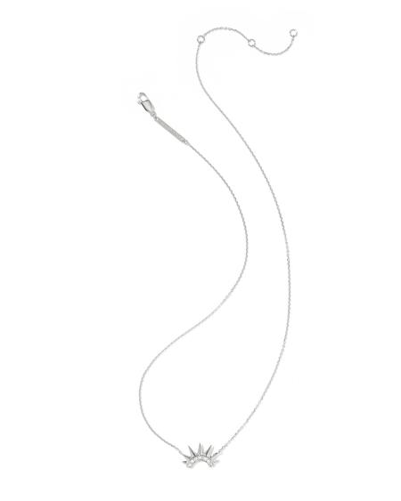 Crown Sterling Silver Short Pendant