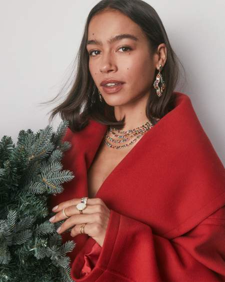 Isabelle Gold Tennis Necklace 