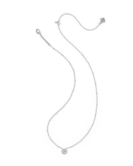 Mylah Silver Short Pendant Necklace