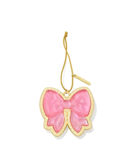 Haley Bow Gold Ornament