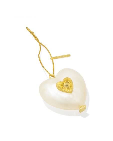 Sasha Heart Gold Ornament