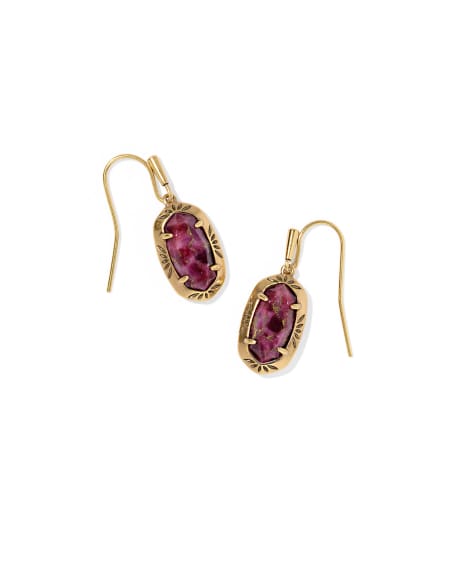 Lee Etch Frame Drop Earrings 
