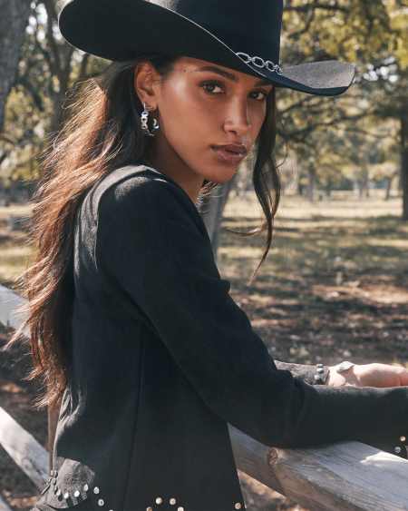 Keziah Vintage Silver Medium Hoop Earrings