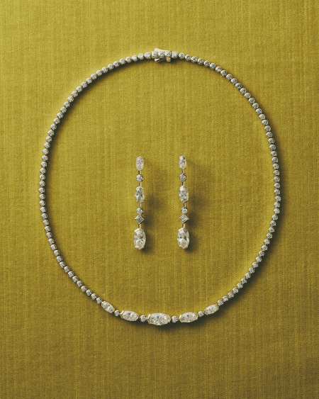 8.66 ct Lab Grown White Diamond Custom Elisa Tennis 14k Yellow Gold Necklace