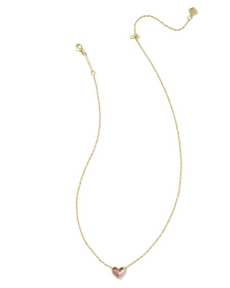Framed Ari Heart Short Pendant Necklace