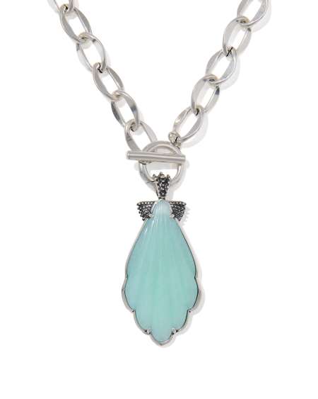 Alexa Vintage Silver Statement Necklace 