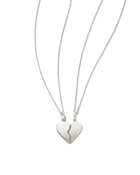 Best Friend Necklaces Set of 2 in Sterling Silver