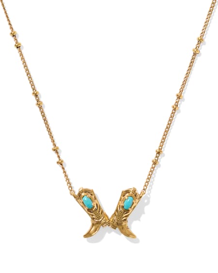 Beau Boot Short Pendant Necklace