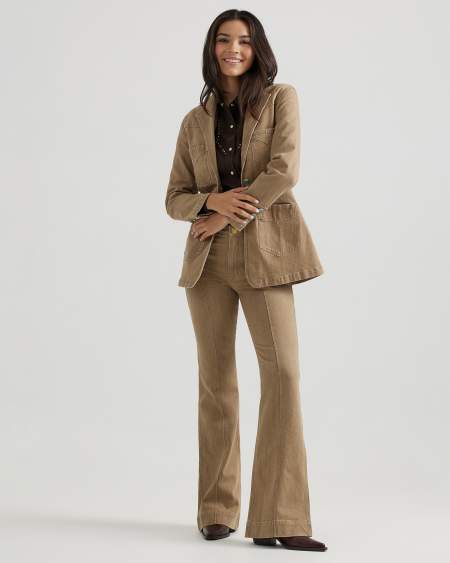 Wrangler® x Yellow Rose by Kendra Scott 70's Fitted Blazer