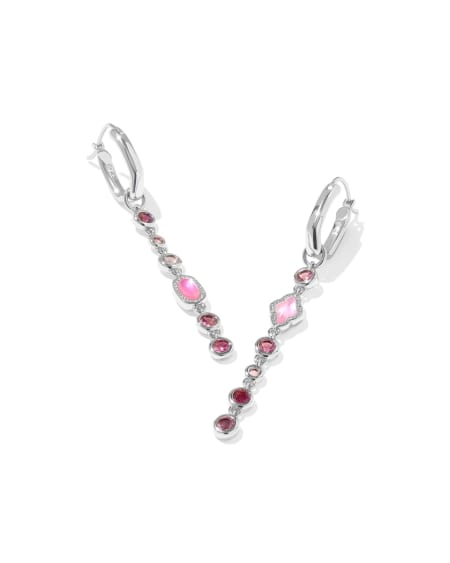 Mini Elisa Abbie Silver Convertible Huggie Earrings  