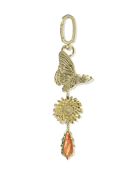 Butterfly Gold Bag Charm