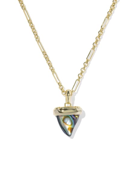Oleana Gold Short Pendant Necklace 