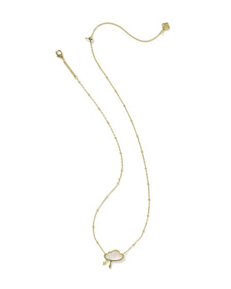 Celeste Cloud Gold Short Pendant Necklace