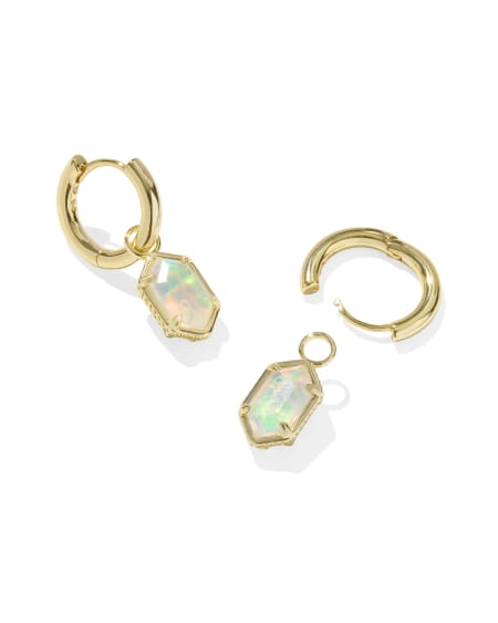 Hallie Gold Huggie Earrings