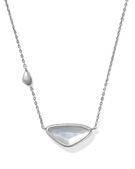 Margot Vintage Silver Short Pendant Necklace