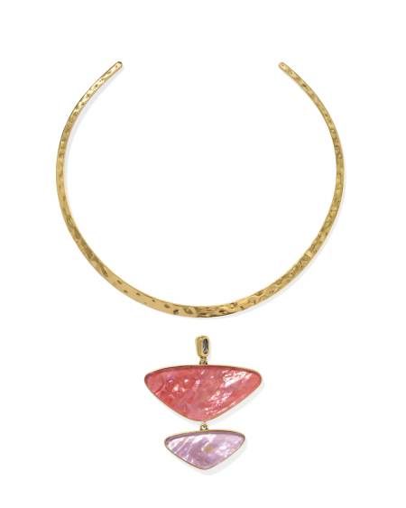 Margot Vintage Gold Statement Necklace