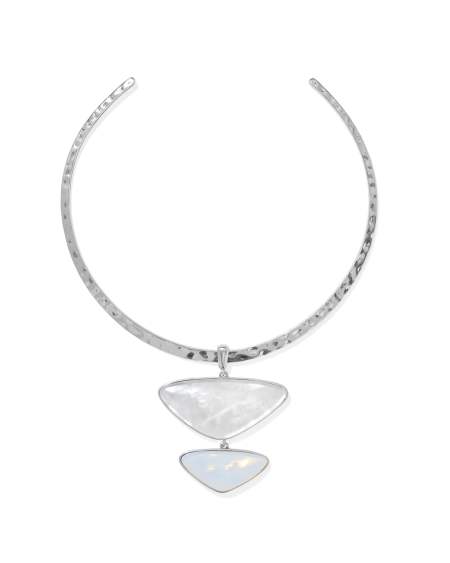 Margot Vintage Silver Statement Necklace