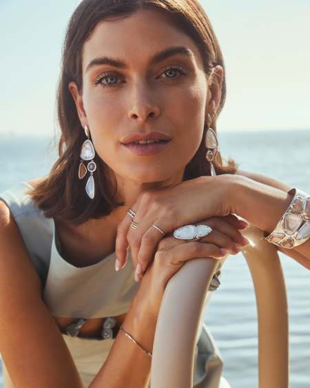 Margot Vintage Silver Statement Cuff Bracelet