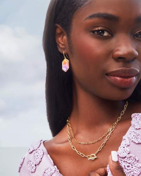 Hallie Gold Drop Earrings