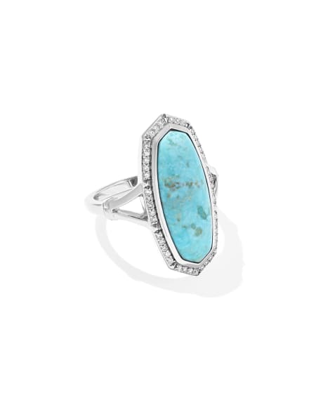 Dani 14k White Gold Cocktail Ring