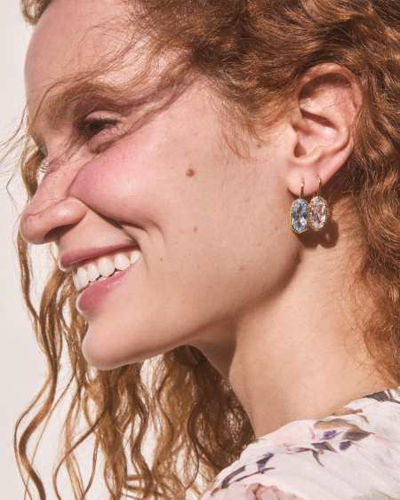 Lee Luxe Gold Drop Earrings 