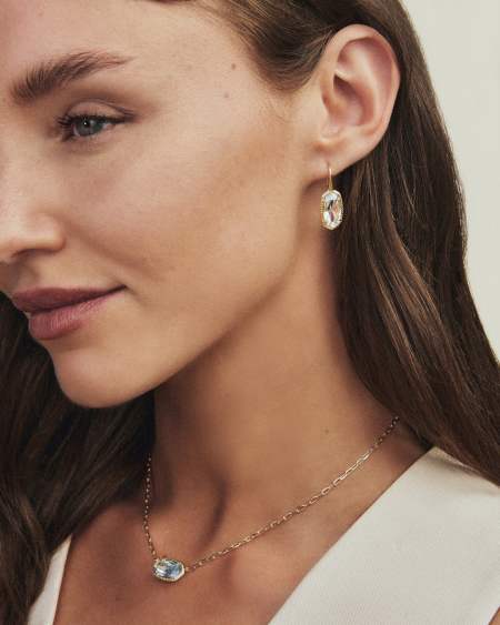 Lee Luxe Gold Drop Earrings 