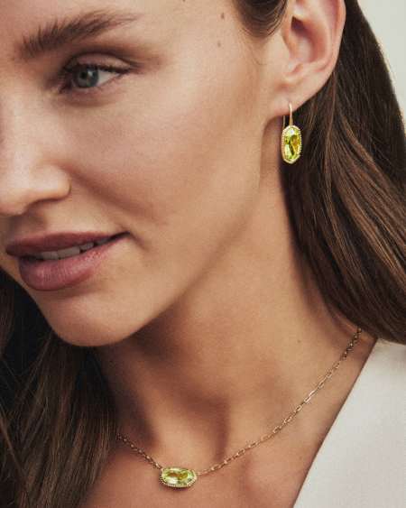 Lee Luxe Gold Drop Earrings 