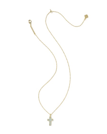 Cross Gold Pendant Necklace 