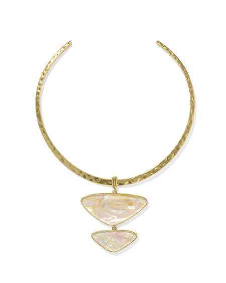 Margot Vintage Gold Statement Necklace