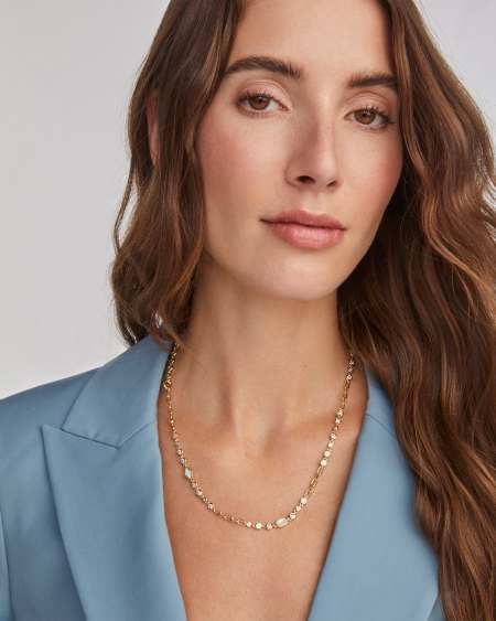 Mini Elisa and Abbie Gold Convertible Strand Necklace