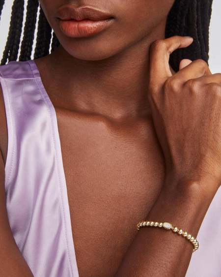 Mini Elaina Gold Stretch Bracelet